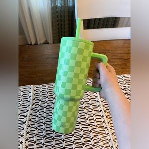 Simple Modern Lime Checkmate Trek Tumbler